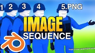 How to Import an Image Sequence in Blender (Image Strip VSE Tutorial)