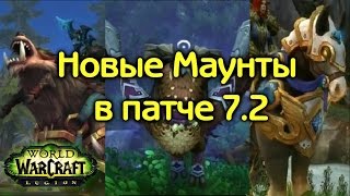 Классовые маунты 7.2 Wow Legion