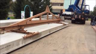 Плиты перекрытия 12-16.2 м. Производство плит. Аренда и монтаж траверсой. 8(495)999-18-66