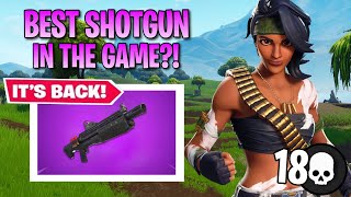 Best Shotgun In The Game?! 18 Elims!! - Fortnite: Battle Royale Gameplay