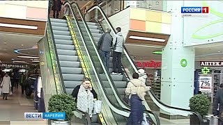 Съемочная группа ГТРК "Карелия" проверила торговый центр на пожарную безопасность