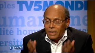 Moncef MARZOUKI : "Pas de double discours de Ghannouchi et des islamistes"