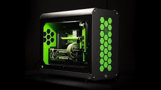 Full timelapse of a custom made Nvidia themed casemod
