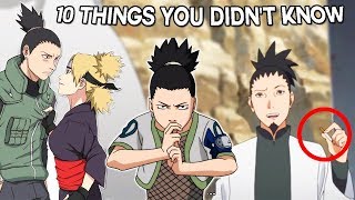 10 Things You Didn't Know About Shikamaru Nara - Naruto & Boruto