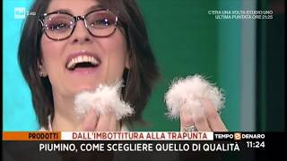 Come scegliere il piumino d'oca per il letto? Mila a Rai1