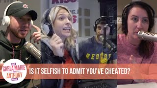 Admitting You've Cheated is Selfish