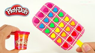 Learn Colors Play Doh Making Ice Cream Surprise Toys for Kids