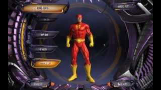 DC Universe Online Flash Character Creation