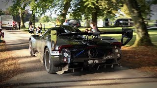 Supercars Leaving a car show - September 2019 Veyron, 3x Zonda, 3x F40, Senna, Fenyr and more