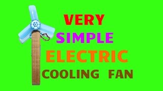 How to Make Electric Cooling Fan - Very Simple