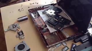 Разбор и чистка ноутбука Asus K95V