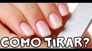 UNHAS DE GEL - REMOÇÃO