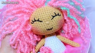 Амигуруми: схема Куклы Розочки. Игрушки вязаные крючком. Free crochet patterns.