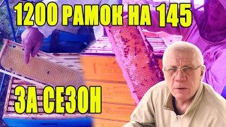 Постановка магазинов на ульи Отстройка 100 магазинных надставок за сезон