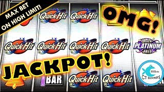 ★JACKPOT HANDPAY★ QUICK HIT SLOT MACHINES ★ HIGH LIMIT MAX BET!