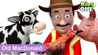 Old MacDonald Had A Farm |  English Nursery Rhymes & Baby Songs for childrens | KidsOne
