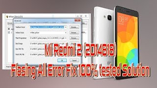 ||Mi Redmi 2||flashing error fix solution ||irfan mobile||