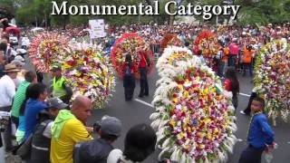 Medellin, Colombia Flower Parade -  Desfile de Silleteros, Feria de las Flores Flower Festival