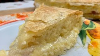 TORTA SPUMA DI PATATE SFOGLIATA AI 4 FORMAGGI/PUFFED POTATO CAKE WITH 4 CHEESES