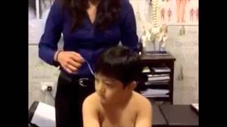 Pediatric Chiropractic Examination of a Child