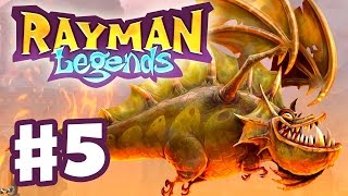 ПРОХОЖДЕНИЕ игры Rayman Legend с другом, малютки в опасности часть 5
