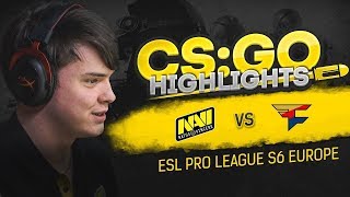 CSGO Highlights: NAVI vs FaZe @ ESL Pro League Season 6