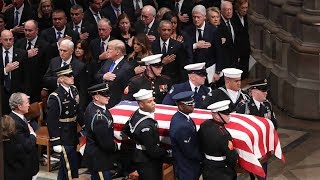 State funeral for former U.S. president George H.W. Bush comes to a close