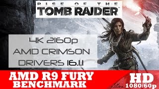 Rise of the Tomb Raider (PC 4K / Drivers 16.1.1) [R9 Fury Gameplay] (Max / Very High/ Ultra Setting)