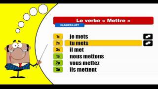 Wie das Verb Mettre konjugieren # Indicatif Présent