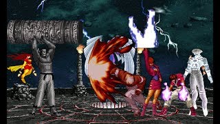 MUGEN KOF Dai Seki Mon Vs. Orochi Boss Team