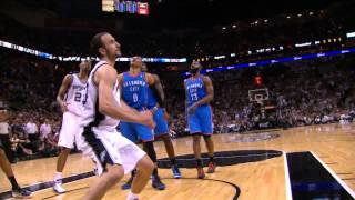 Ginobili`s amazing fake on KD!