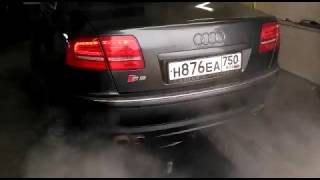 Тюнинг Краснодар спорт выхлоп Audi A8 4.2  (tuning-elite.com)