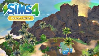 Caldera Camp Volcano + Merman Game Play - The Sims 4: ISLAND LIVING