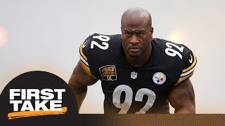 First Take reacts to Steelers' criticism of James Harrison over move to Patriots | First Take | ESPN
