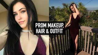 PROM MAKEUP, HAIR, & OUTFIT! (2018) | Mel Joy