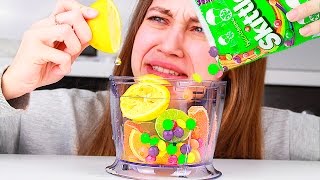САМЫЙ КИСЛЫЙ СМУЗИ - ЧЕЛЛЕНДЖ ! НЕ ПОВТОРЯТЬ! CHALLENGE