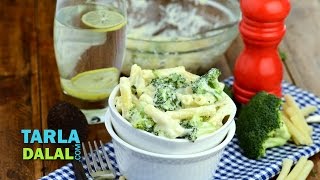 Creamy Macaroni with Broccoli by Tarla Dalal