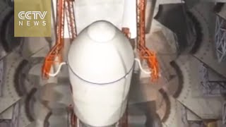 Watch: Preview of Long March-7 carrier rocket’s launch preparation