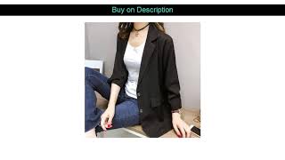 Discount Women Black Blazer 2019 Autumn Spring Casual Slim Long Sleeve Fit Female Korean Work Wear