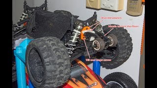 ZD Racing Pirates 2 - photos of wheelie bar installation