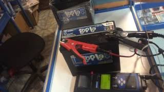Проверка аккумулятора Topla тестером Midtronics