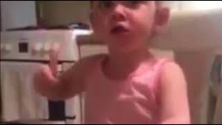 Hilarious Irish Toddler Swearing "Fuckin Chucky"