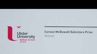 Ciarán Harper's Fine Art Degree Show.