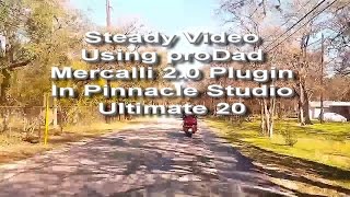 Steady Shaking Video Using Mercalli Plugin In Pinnacle Studio Ultimate 20