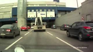 NEW traffic car pile up on highway in Russia!Mazda 3 crash!Honda Civic crash!ДТП car crashes