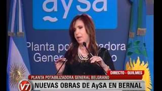 Visión Siete: Cristina: "Unidos y organizados es la única manera de seguir adelante"