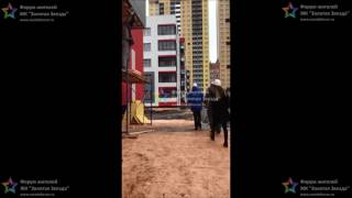 Обзор внутри корпуса ЖК "Золотая Звезда"