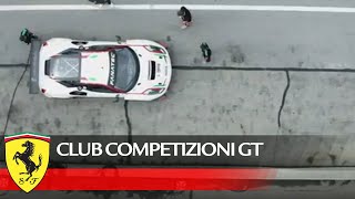 Club Competizioni GT action at VIR