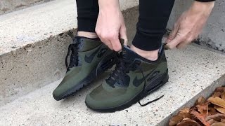 Nike Air Max 90 Mid WNTR 806808 300 UNBOXING | Sneakersenzo