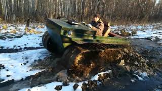 Вездеход Scout PRO по таежным дорогам.